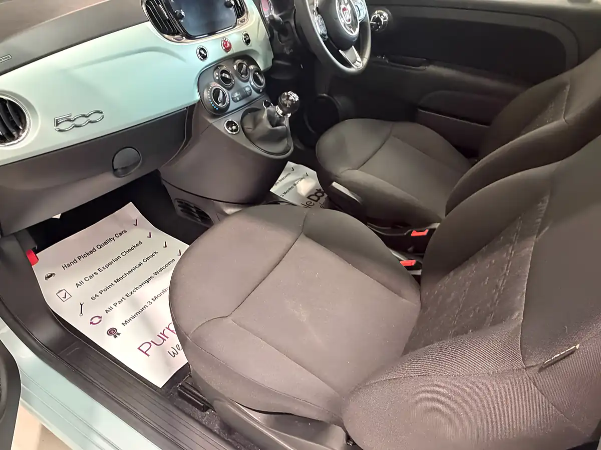 Used 2024 Fiat 500 Hatchback 3dr Dew Green - Interior and Exterior details 16
