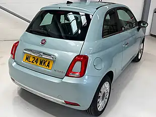 Used 2024 Fiat 500 Hatchback 3dr Dew Green - Interior and Exterior details 3