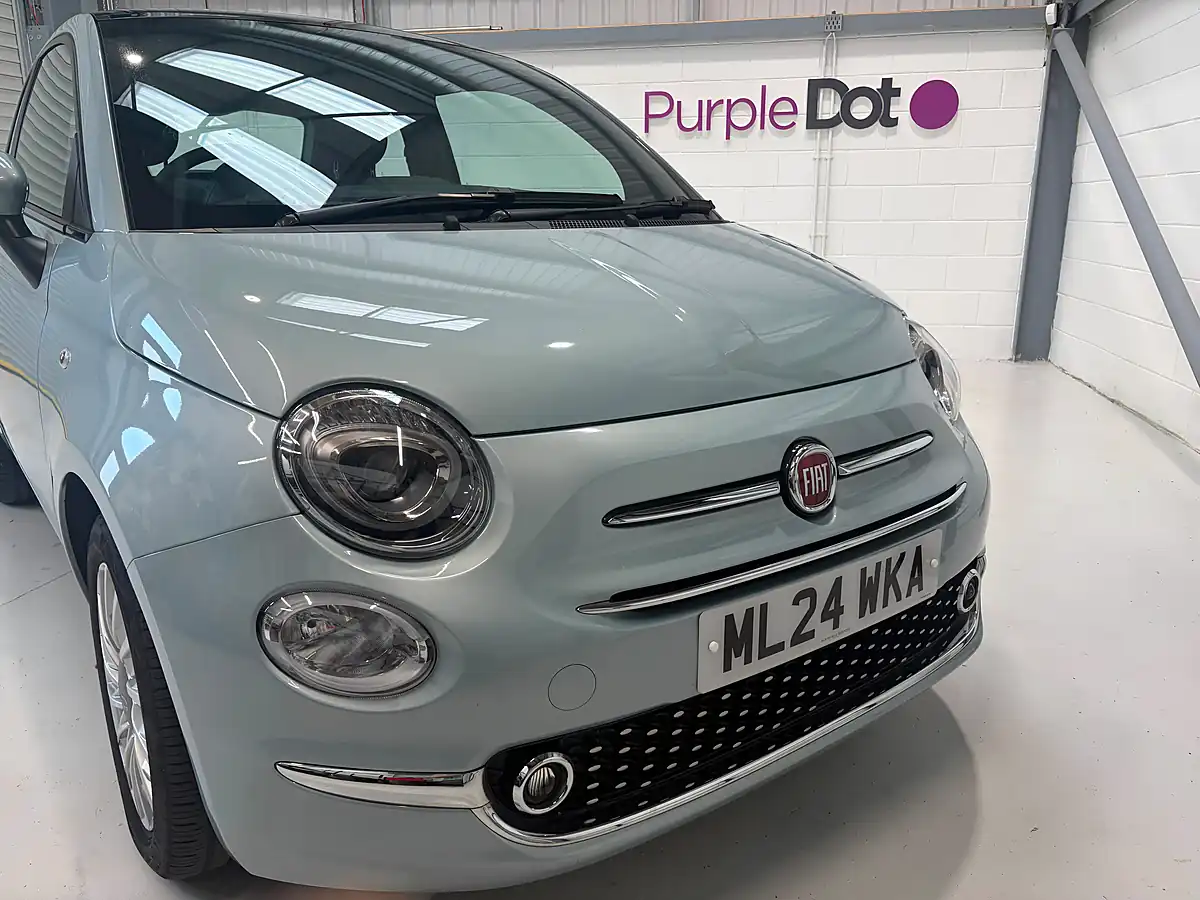 Used 2024 Fiat 500 Hatchback 3dr Dew Green - Interior and Exterior details 4