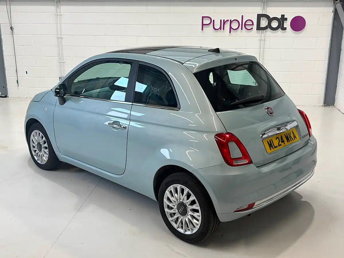Used 2024 Fiat 500 Hatchback 3dr Dew Green - Interior and Exterior details 8
