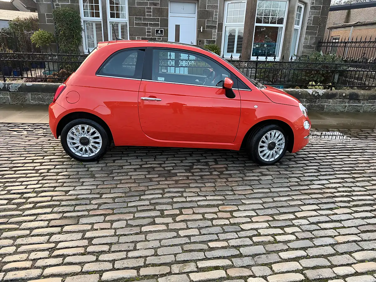 Used 2024 Fiat 500 Hatchback Orange - Interior and Exterior details 11