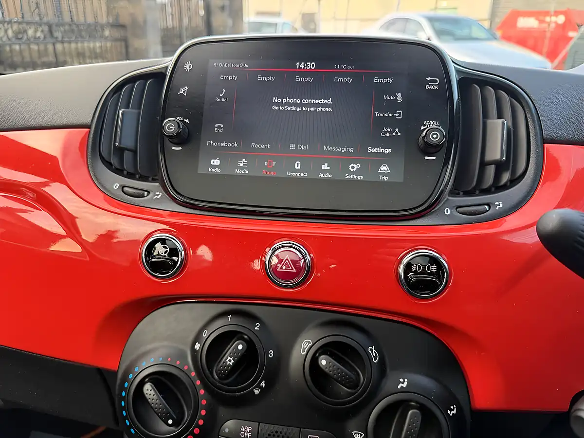 Used 2024 Fiat 500 Hatchback Orange - Interior and Exterior details 13