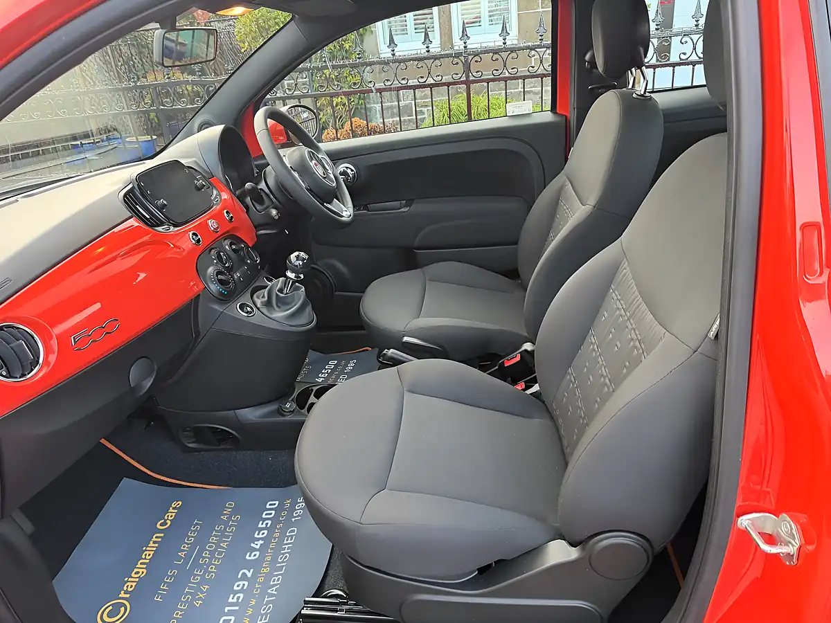 Used 2024 Fiat 500 Hatchback Orange - Interior and Exterior details 15