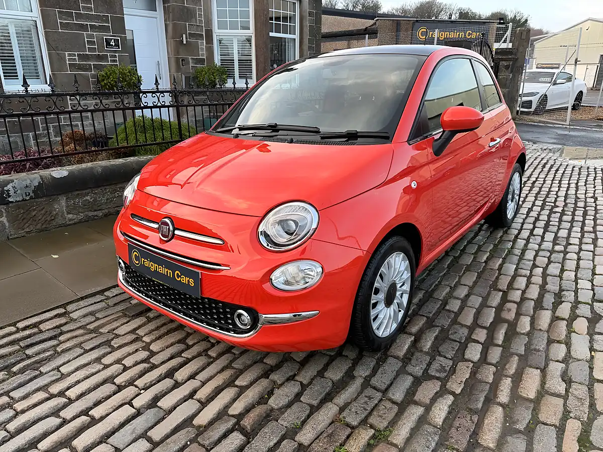 Used 2024 Fiat 500 Hatchback Orange - Interior and Exterior details 3