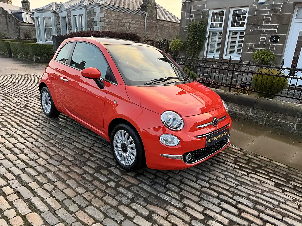 Used 2024 Fiat 500 Hatchback Orange - Interior and Exterior details 5
