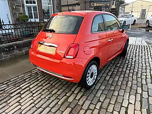 Used 2024 Fiat 500 Hatchback Orange - Interior and Exterior details 6