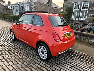 Used 2024 Fiat 500 Hatchback Orange - Interior and Exterior details 8