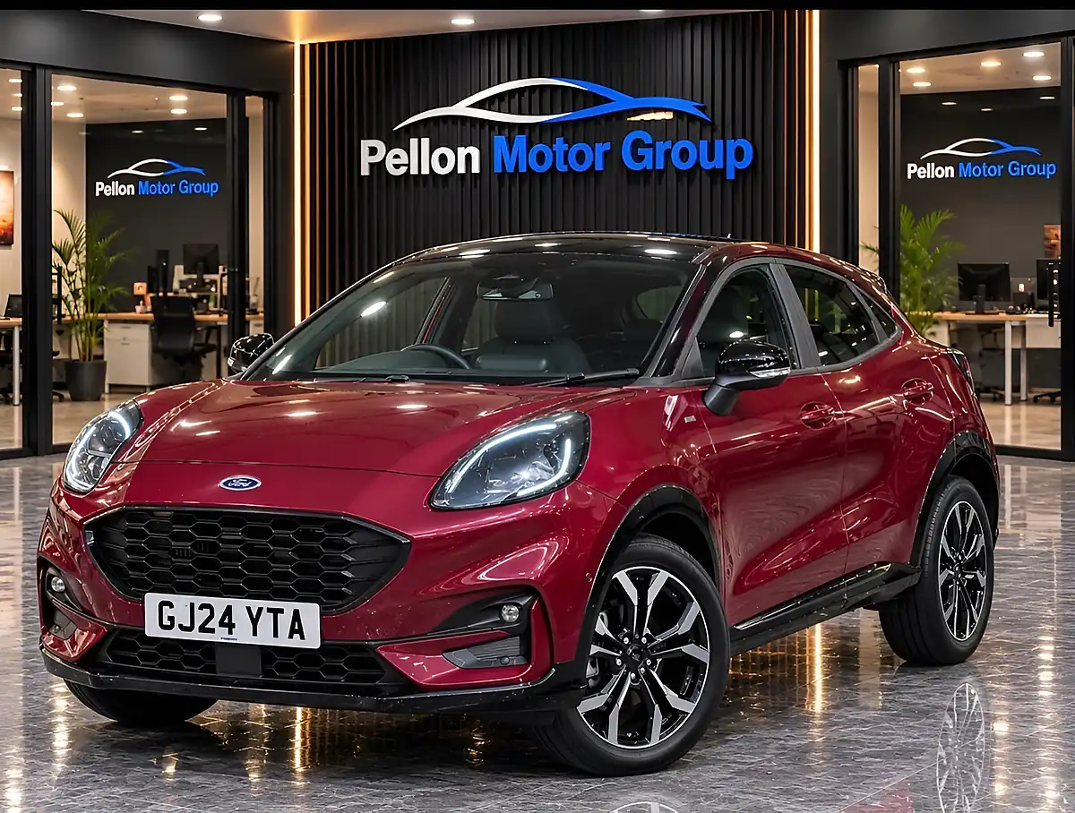 Used 2024 Ford Puma Vivid Ruby Edition Red - Interior and Exterior details 2