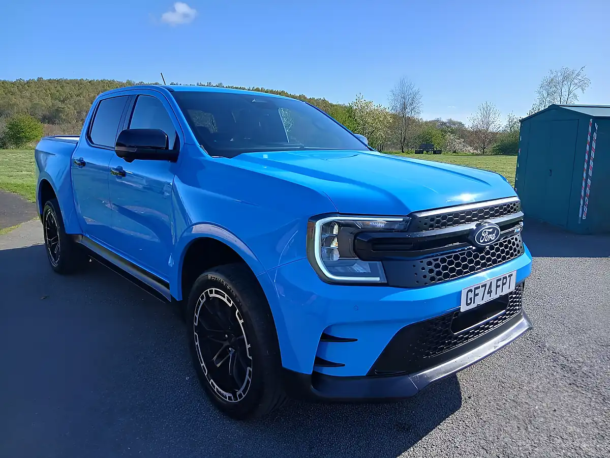 Used 2024 Ford Ranger Ms-Rt Blue - Front View