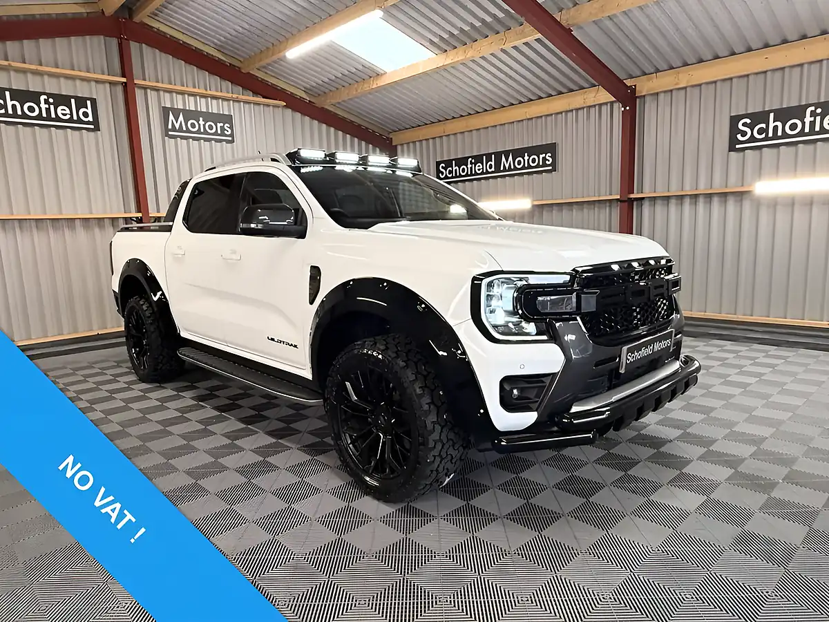 Used 2024 Ford Ranger Wildtrak White - Front View