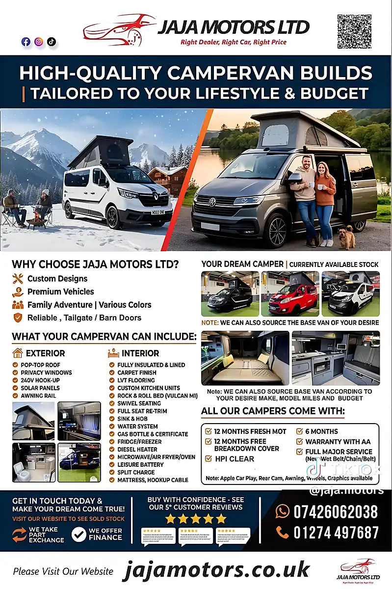 Used 2024 Ford Transit Custom Campervan Grey - Interior and Exterior details 5