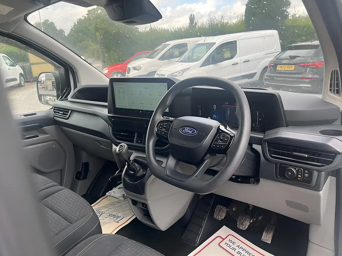 Used 2024 Ford Transit Custom Leader Van White - Interior and Exterior details 13