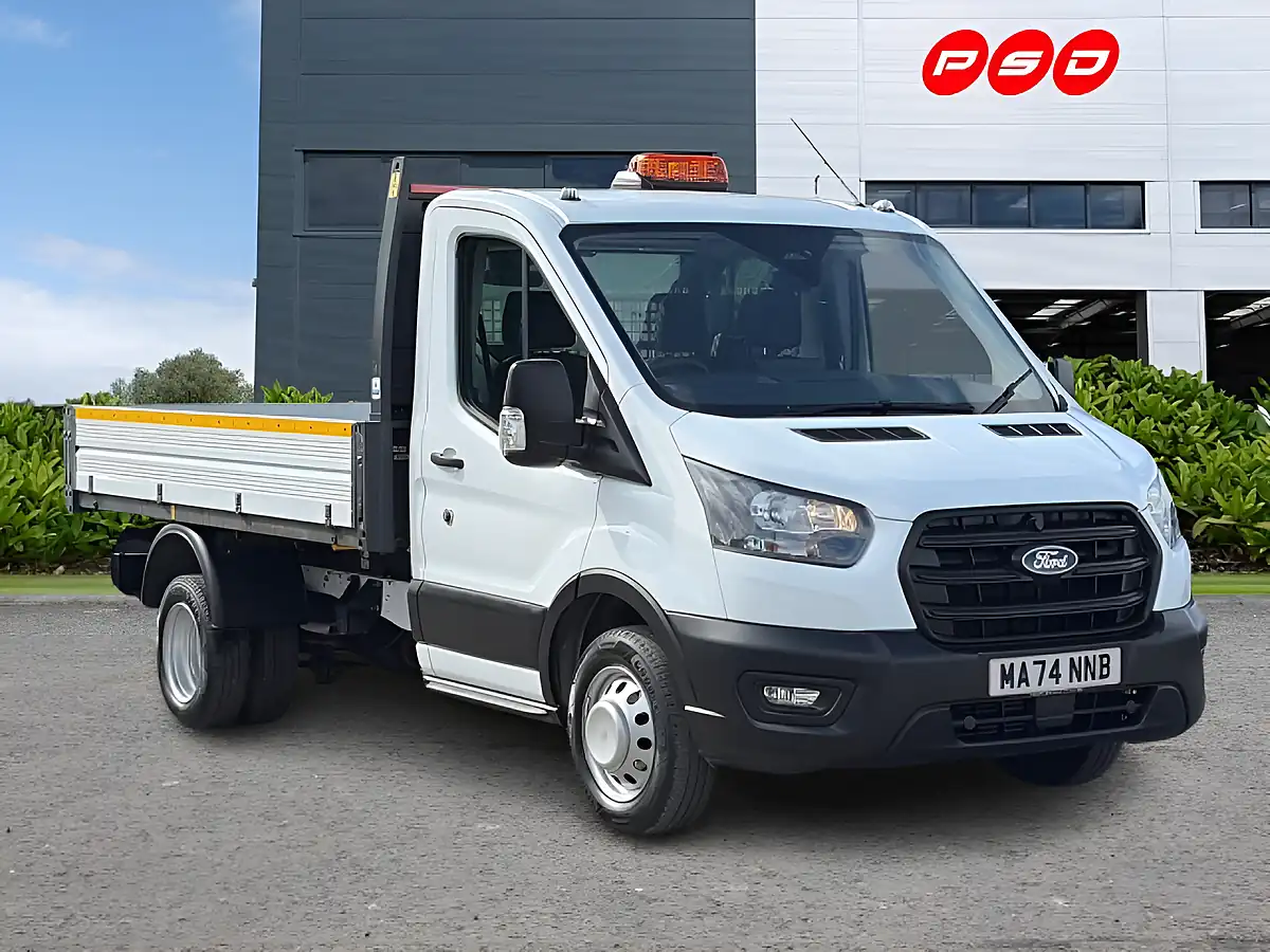 Used 2024 Ford Transit Leader Tipper Frozen White - Front View
