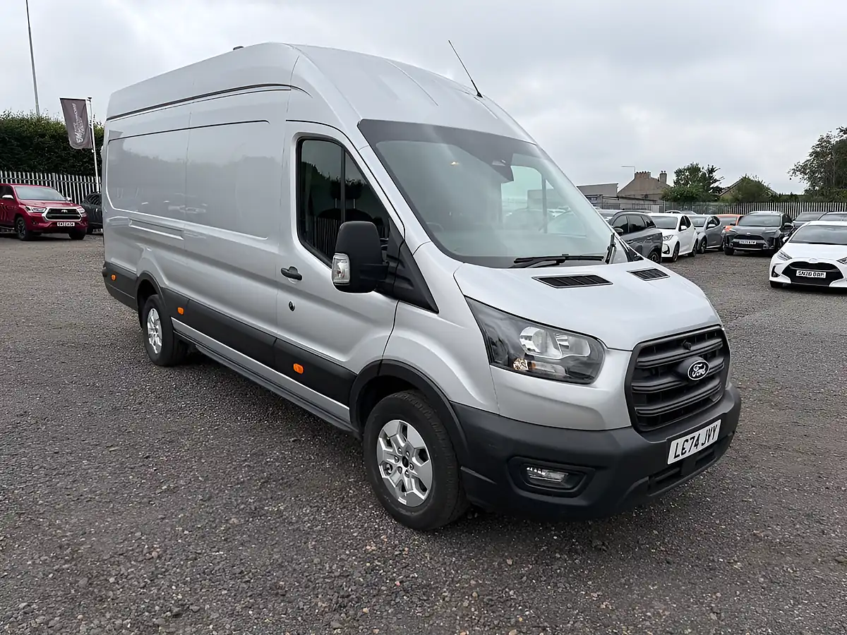 Used 2024 Ford Transit Trend Silver - Front View