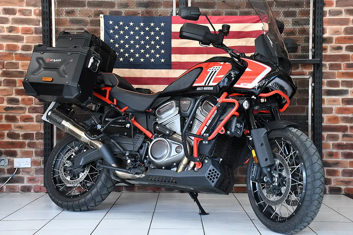 Used 2024 Harley-Davidson Pan America Cvo Legendary Orange - Front View
