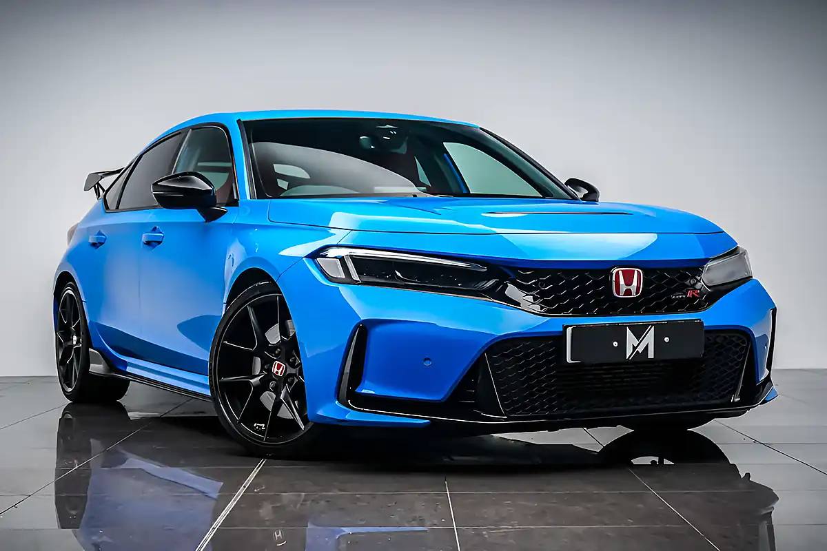 Used 2024 Honda Civic Type R Racing Blue Pearl - Front View