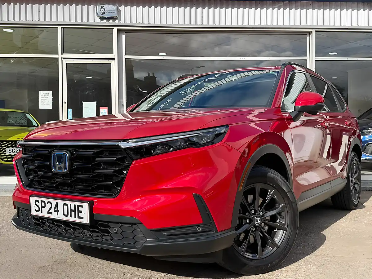 Used 2024 Honda Cr-V Elegance Red - Front View
