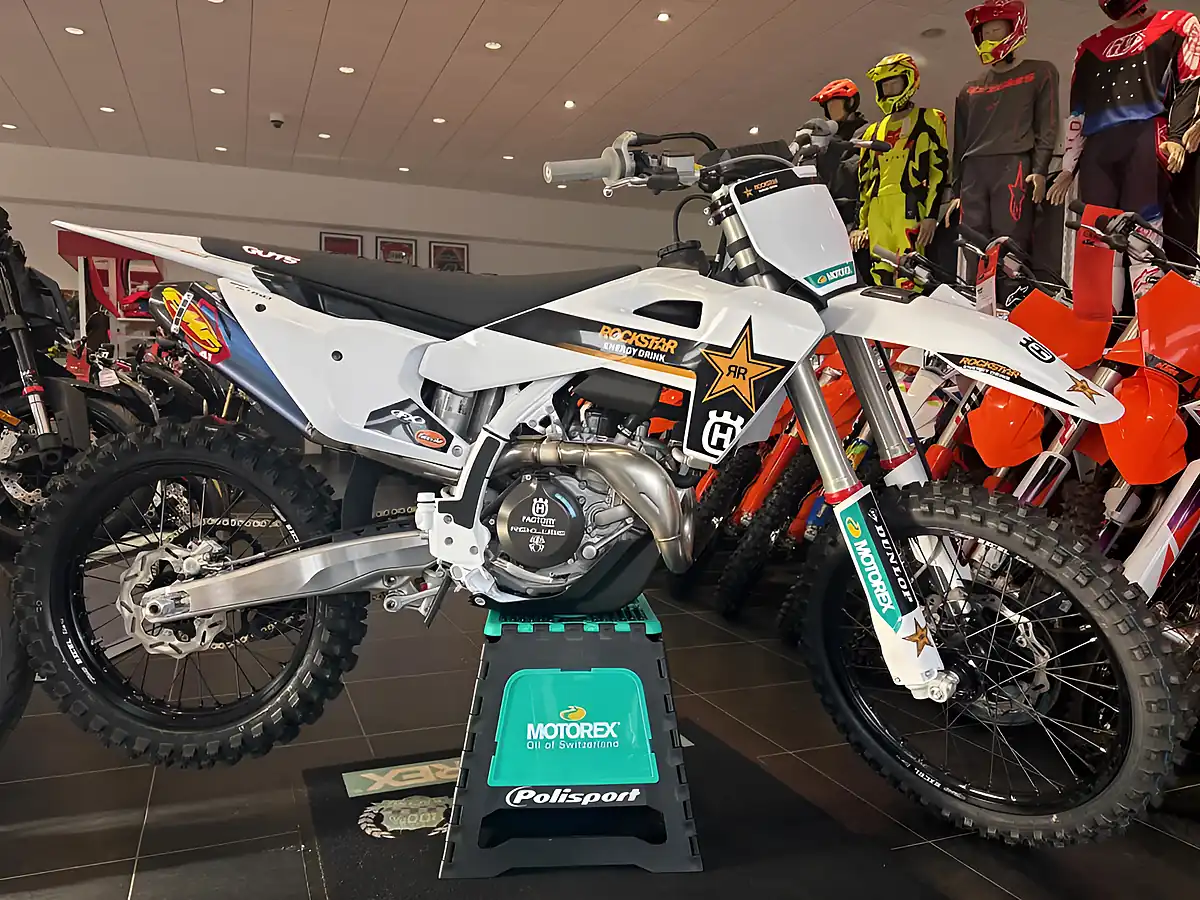 Used 2024 Husqvarna FC450 Factory White - Interior and Exterior details 10