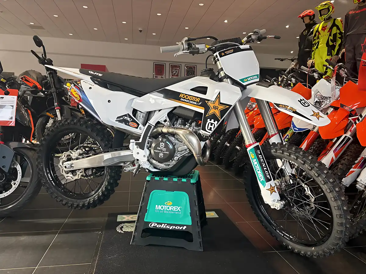 Used 2024 Husqvarna FC450 Factory White - Interior and Exterior details 2