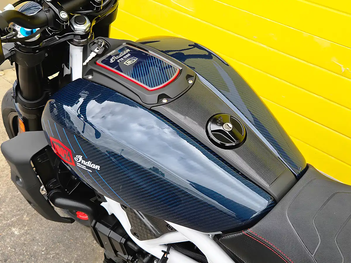 Used 2024 Indian Ftr R Carbon Blue - Interior and Exterior details 17