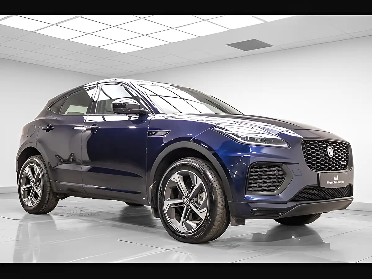 Used 2024 Jaguar E-Pace R-Dynamic Se Black Blue - Interior and Exterior details 2