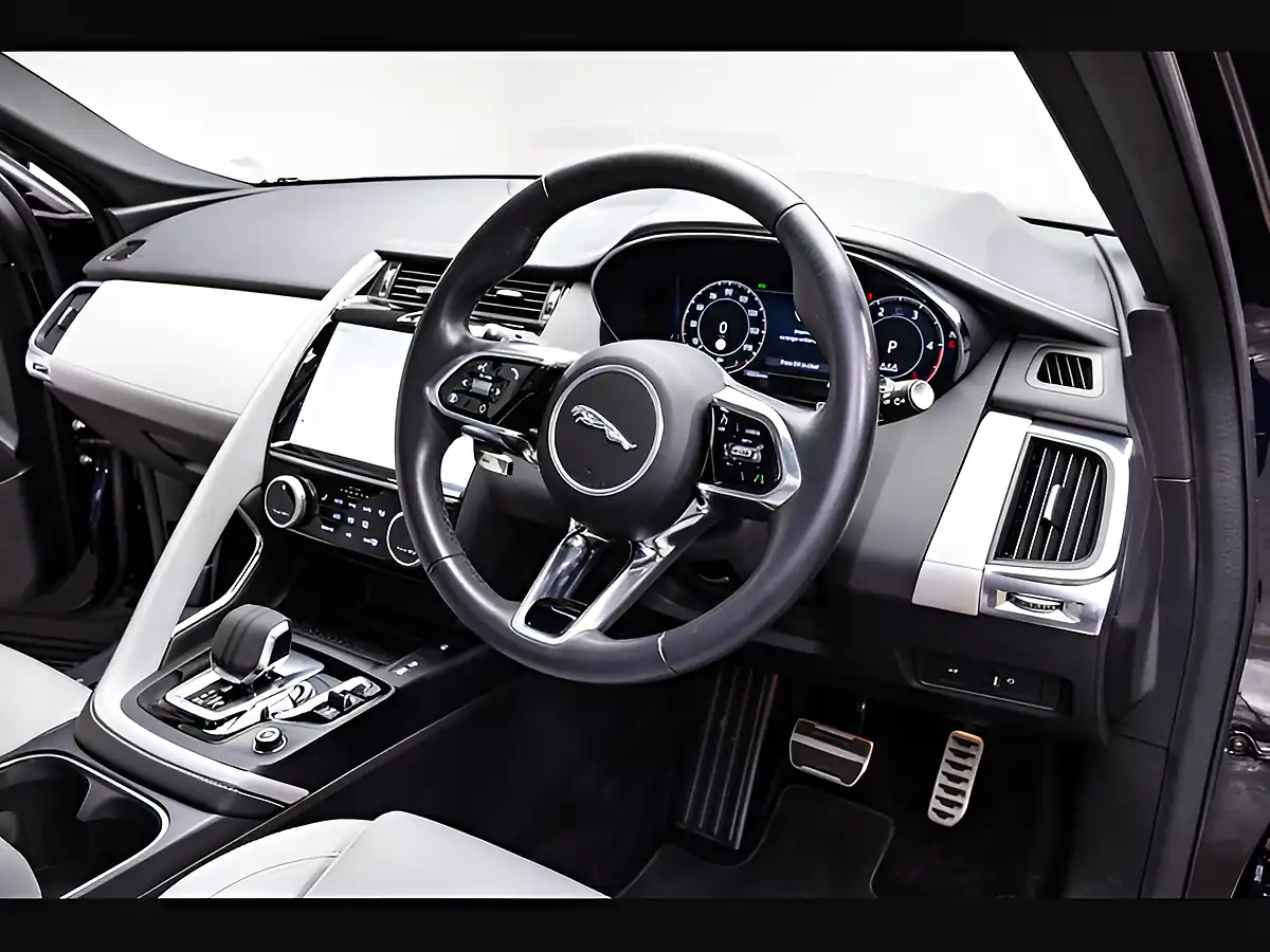 Used 2024 Jaguar E-Pace R-Dynamic Se Black Blue - Interior and Exterior details 8