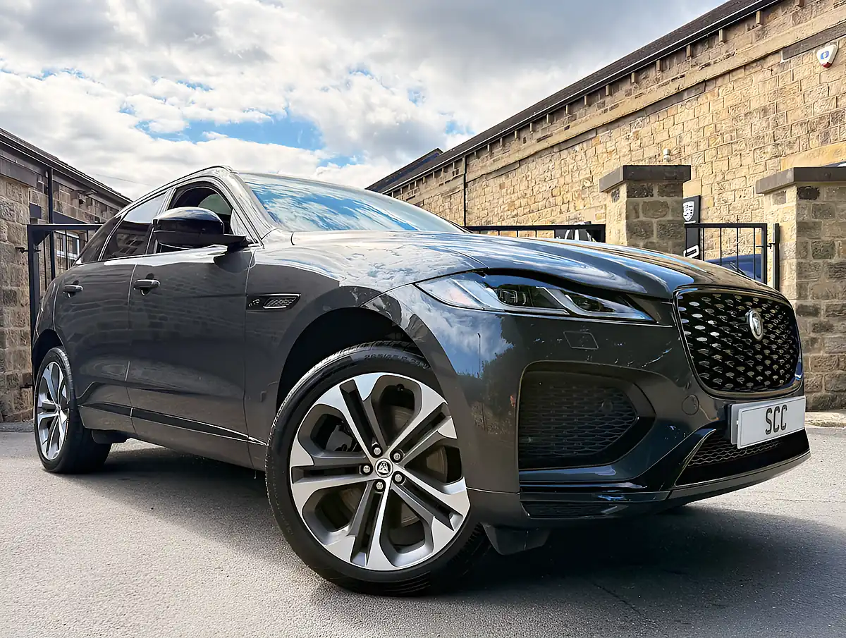 Used 2024 Jaguar F-Pace R-Dynamic Hse Black 90th Anniversary Edition Carpathian Grey - Front View