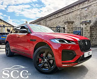 Used 2024 Jaguar F-Pace R-Dynamic Se Black 90th Anniversary Edition Firenze Red - Interior and Exterior details 4
