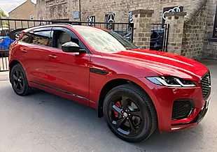 Used 2024 Jaguar F-Pace R-Dynamic Se Black 90th Anniversary Edition Firenze Red - Interior and Exterior details 6