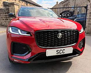 Used 2024 Jaguar F-Pace R-Dynamic Se Black 90th Anniversary Edition Firenze Red - Interior and Exterior details 7