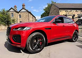Used 2024 Jaguar F-Pace R-Dynamic Se Black 90th Anniversary Edition Firenze Red - Interior and Exterior details 8