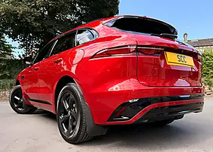 Used 2024 Jaguar F-Pace R-Dynamic Se Black 90th Anniversary Edition Firenze Red - Interior and Exterior details 9