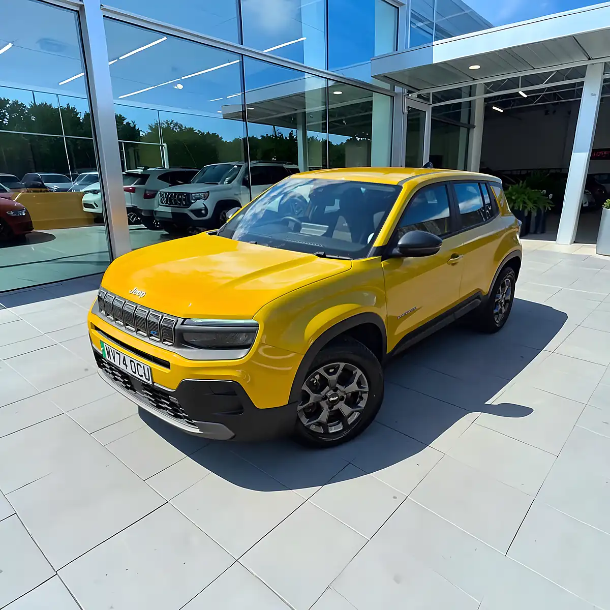 Used 2024 Jeep Avenger Longtitude Luxe Yellow - Front View
