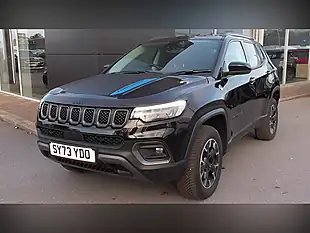 Used 2024 Jeep Compass Trailhawk Black - Interior and Exterior details 3