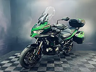 Used 2024 Kawasaki Versys 1000 Se Grand Tourer Green - Interior and Exterior details 5