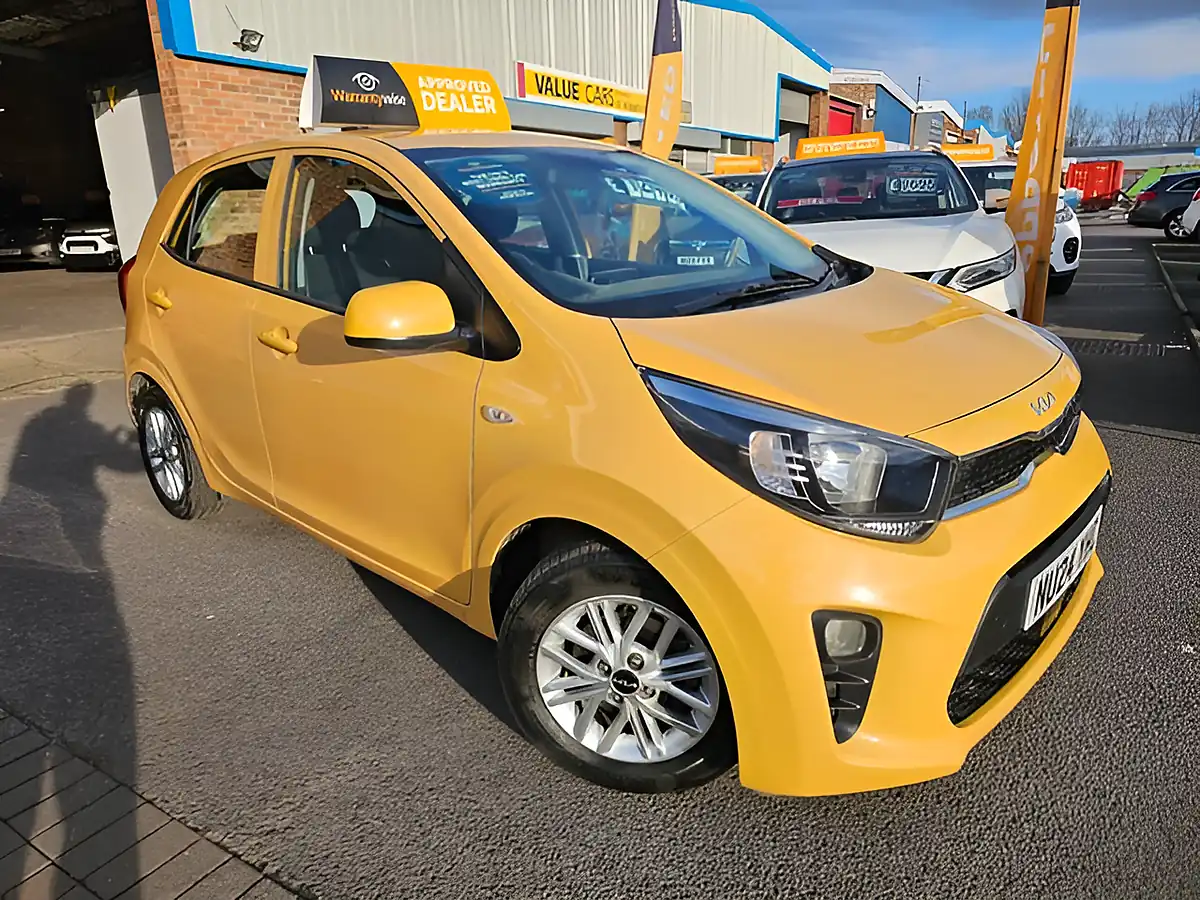 Used 2024 Kia Picanto 2 Yellow - Front View