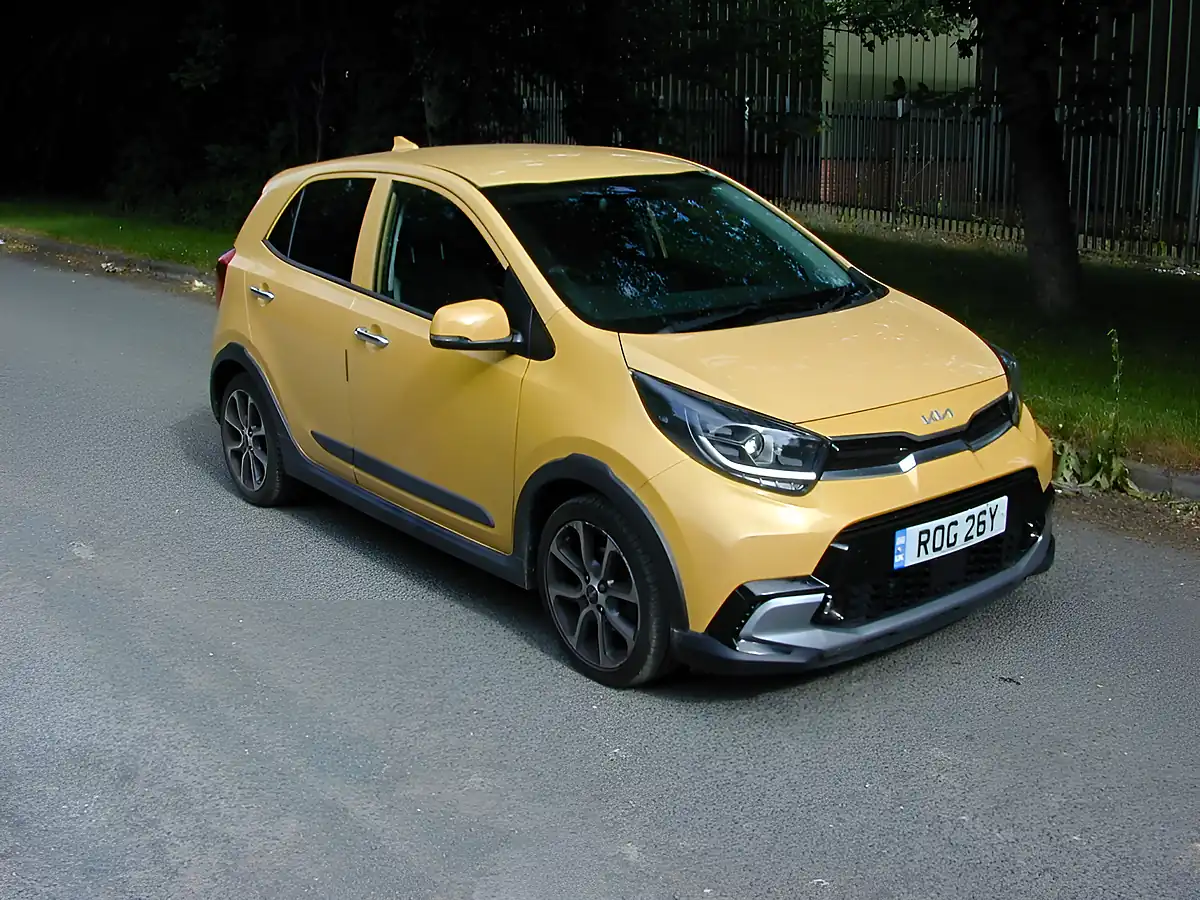 Used 2024 Kia Picanto X-Line S Yellow - Front View