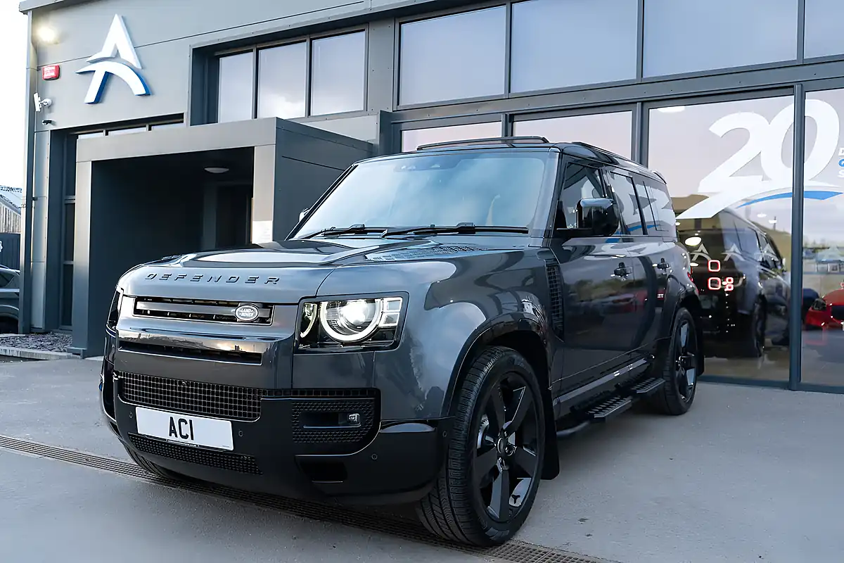 Used 2024 Land Rover Defender 110 Carpathian Grey - Interior and Exterior details 5