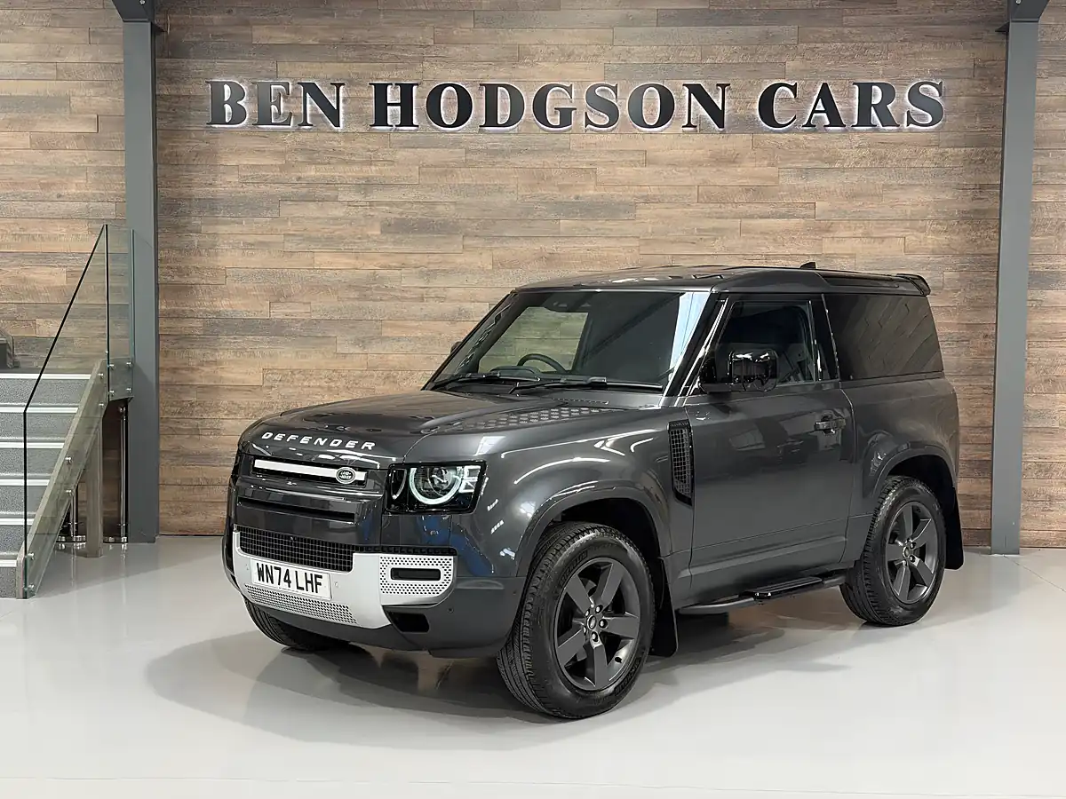 Used 2024 Land Rover Defender S Hard Top 90 Carpathian Grey - Front View