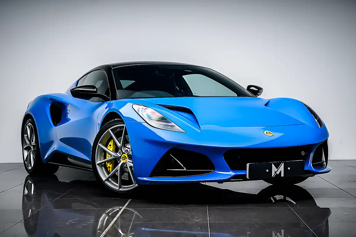 Used 2024 Lotus Emira First Edition Seneca Blue - Front View