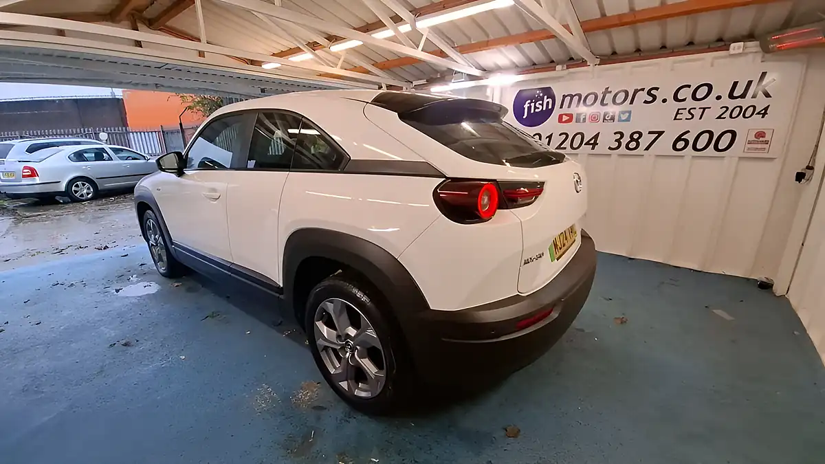 Used 2024 Mazda MX-30 Prime-Line White - Interior and Exterior details 12