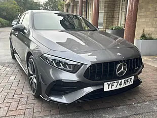 Used 2024 Mercedes a-Class AMG A35 Metallic Grey - Interior and Exterior details 11
