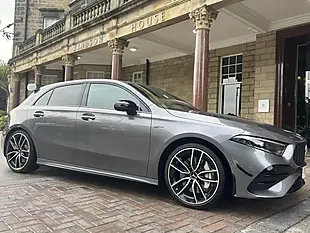 Used 2024 Mercedes a-Class AMG A35 Metallic Grey - Interior and Exterior details 12