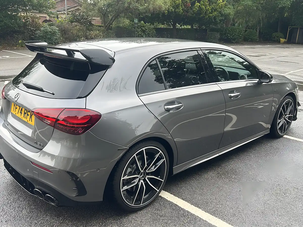 Used 2024 Mercedes a-Class AMG A35 Metallic Grey - Interior and Exterior details 18