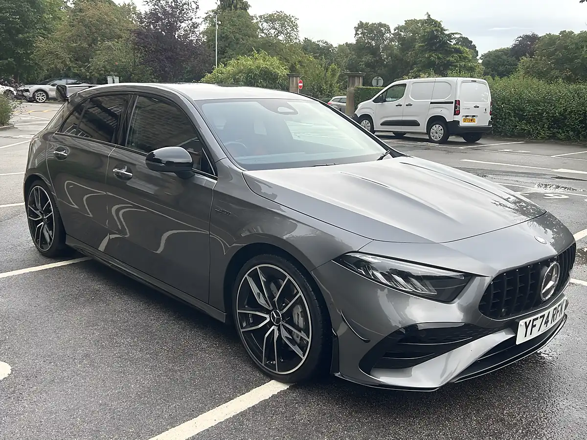Used 2024 Mercedes a-Class AMG A35 Metallic Grey - Interior and Exterior details 19