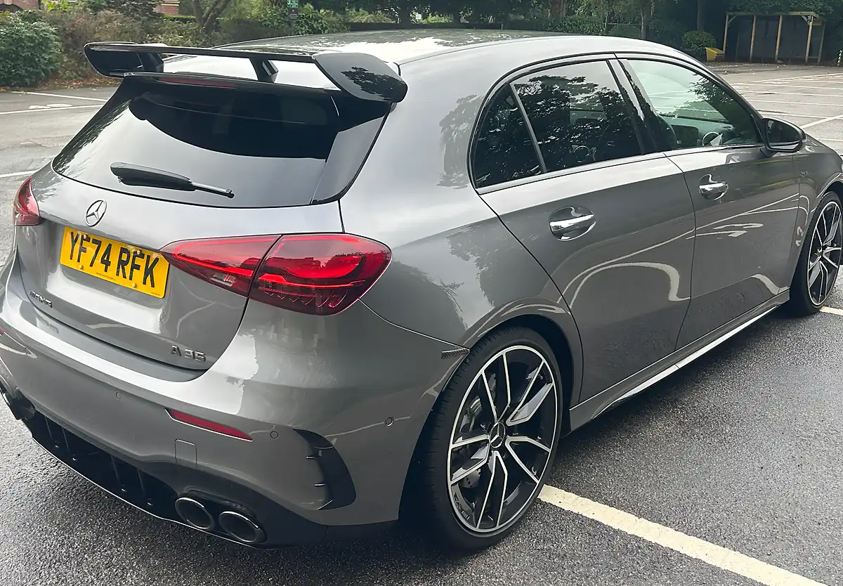 Used 2024 Mercedes a-Class AMG A35 Metallic Grey - Interior and Exterior details 2