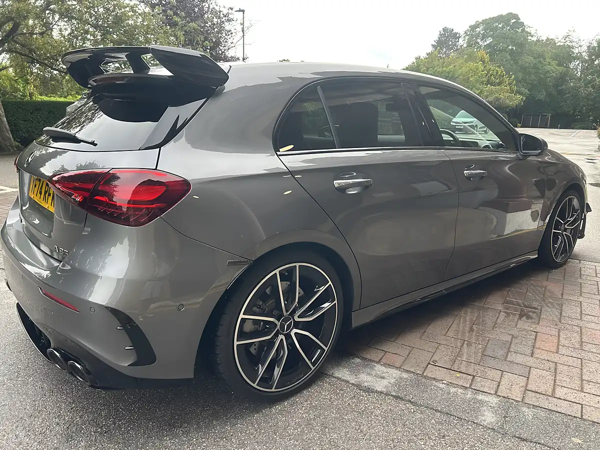 Used 2024 Mercedes a-Class AMG A35 Metallic Grey - Interior and Exterior details 3