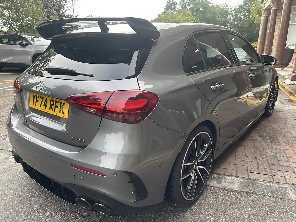Used 2024 Mercedes a-Class AMG A35 Metallic Grey - Interior and Exterior details 4