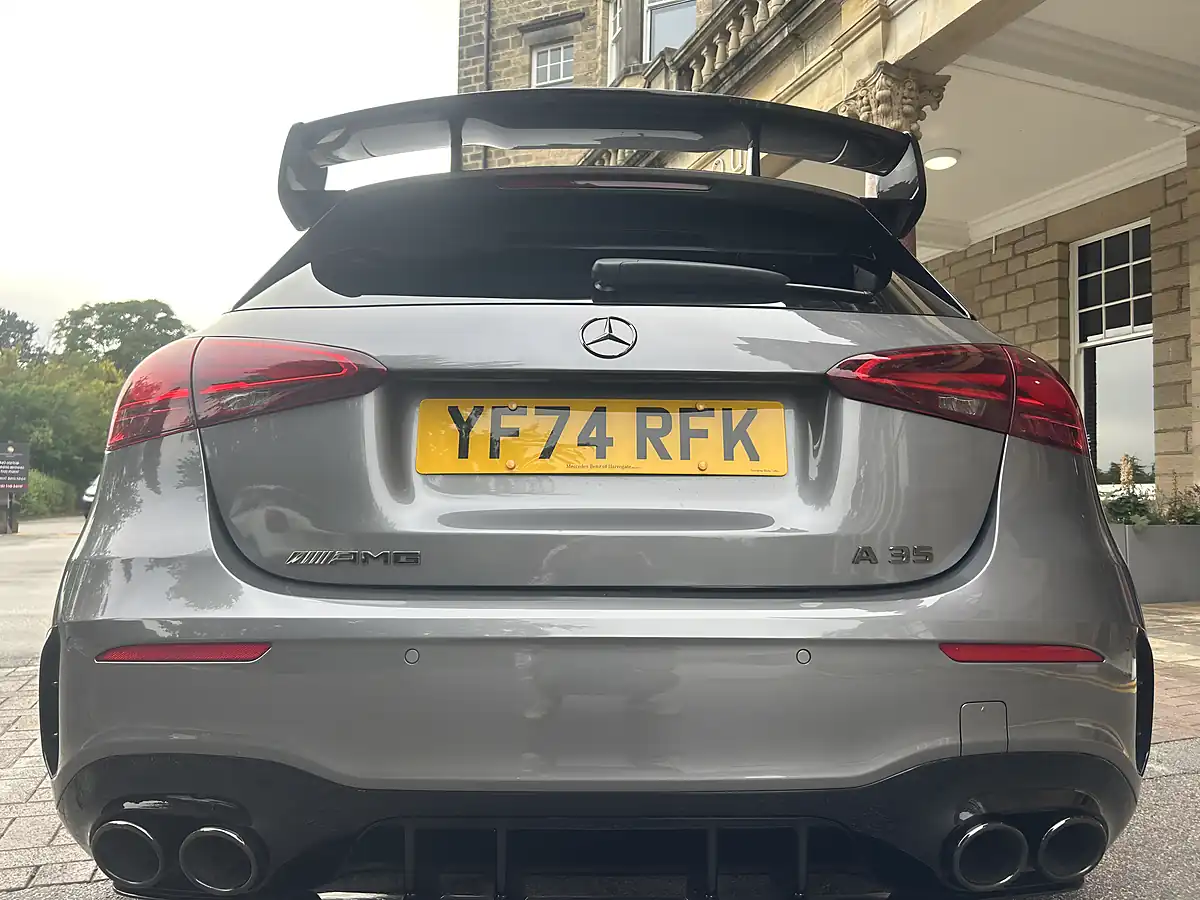 Used 2024 Mercedes a-Class AMG A35 Metallic Grey - Interior and Exterior details 5
