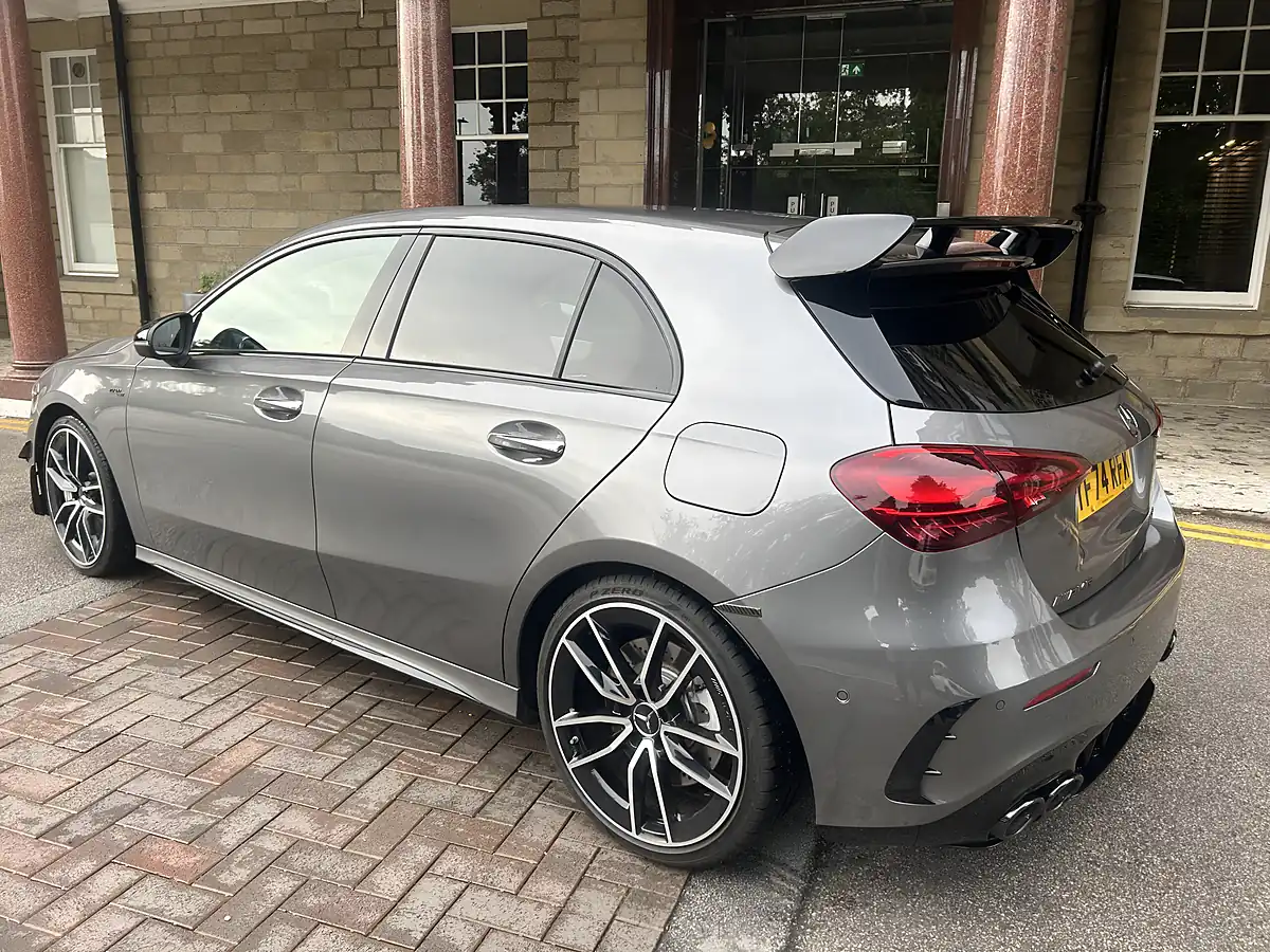 Used 2024 Mercedes a-Class AMG A35 Metallic Grey - Interior and Exterior details 7